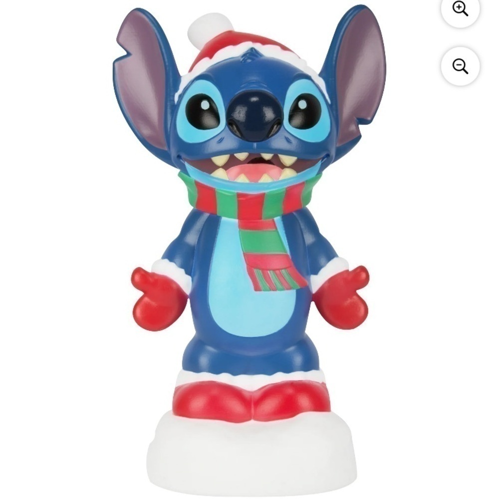 Disney Stitch Blow Mold NEW Battery Operated Christmas Decoration Blue